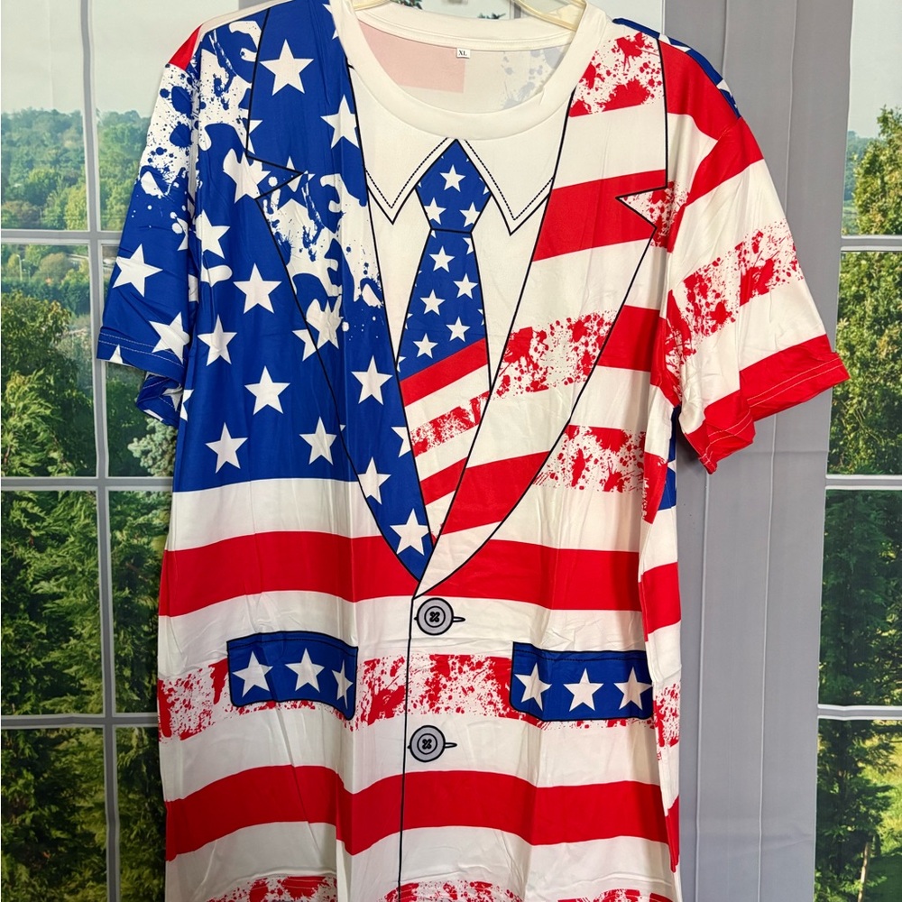 Stars and Stripes Graphic T-Shirt